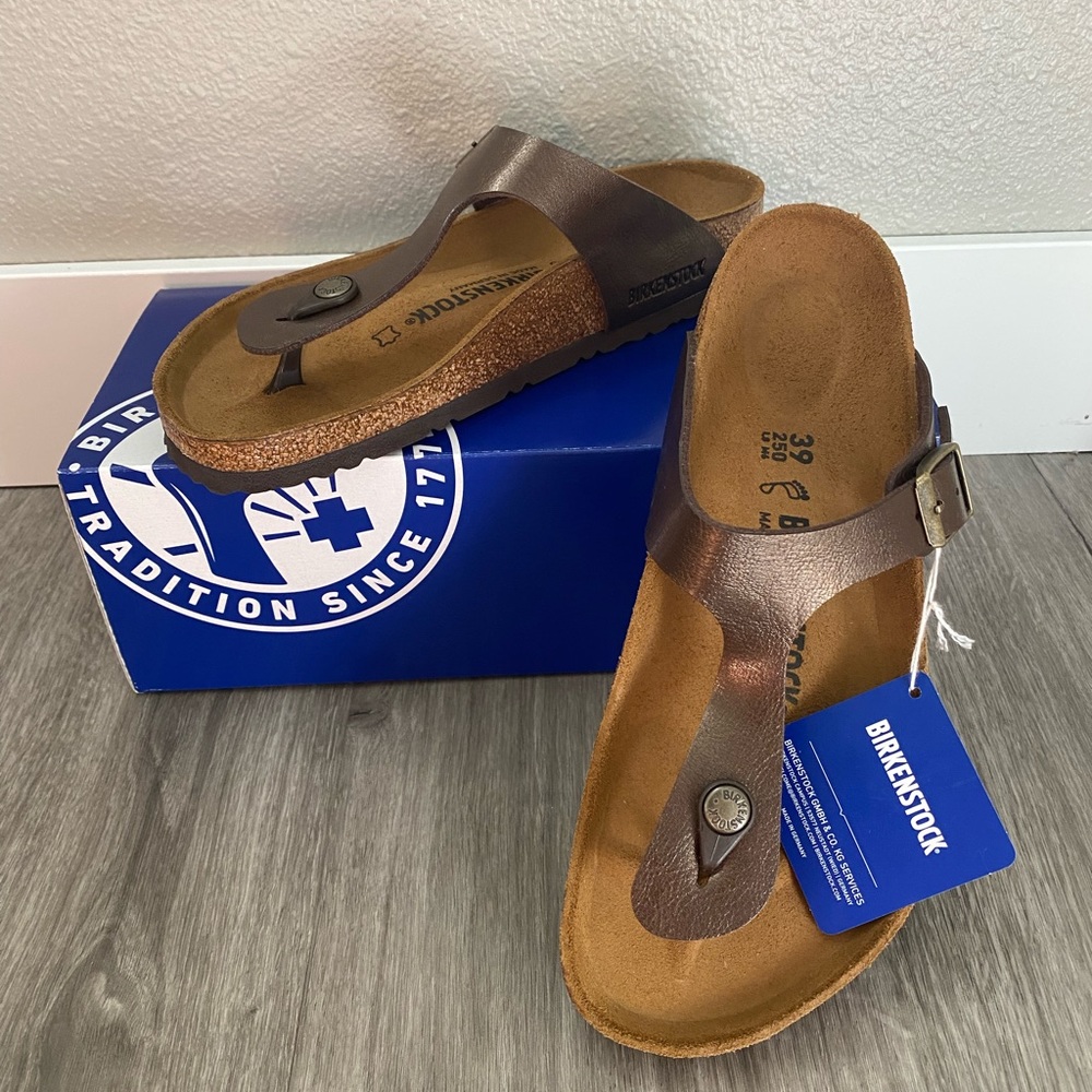 Birkenstock Gizeh in Graceful Toffee Size 39 - us 8
